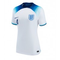 Camiseta Inglaterra Declan Rice #4 Primera Equipación para mujer Mundial 2022 manga corta